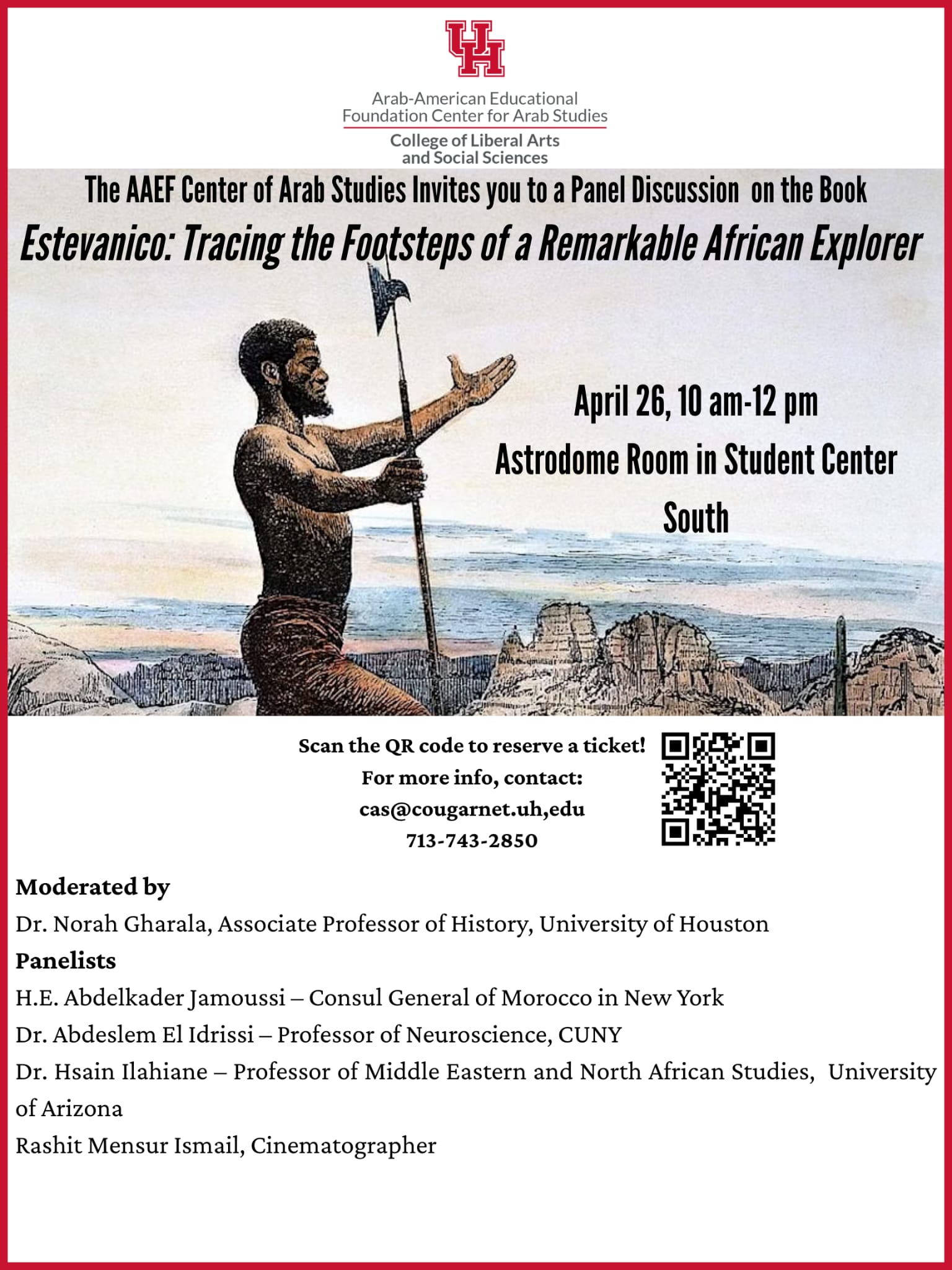 Estevanico Foundation conference or event poster